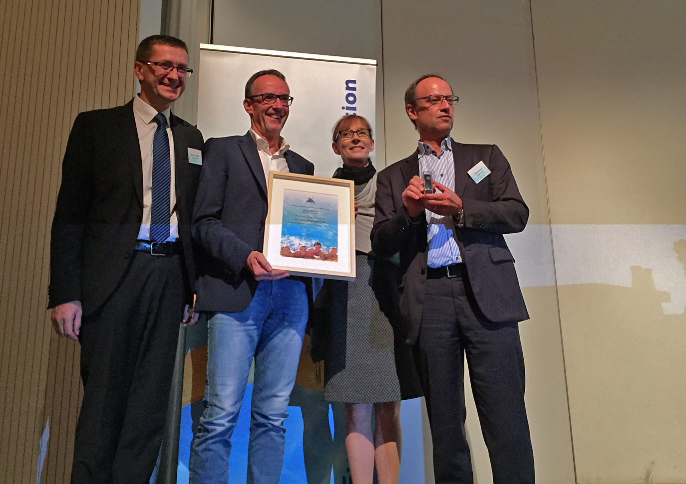 20 Jahren Mitglied in der European Water Association