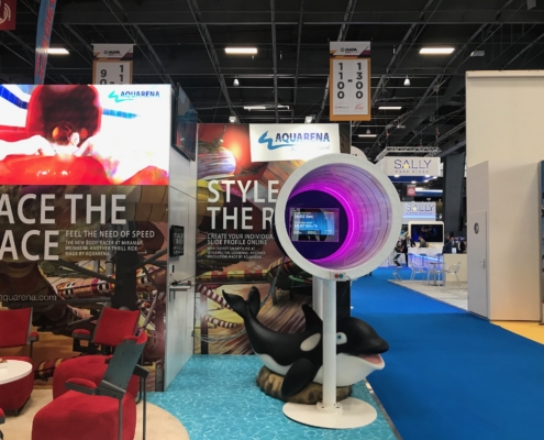 Messestand AQUARENA auf der IAAPA Expo Europe 2019