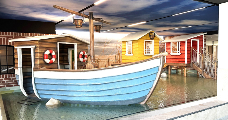 Piratenschiff mit Rutsche AquaKids World, Wesel