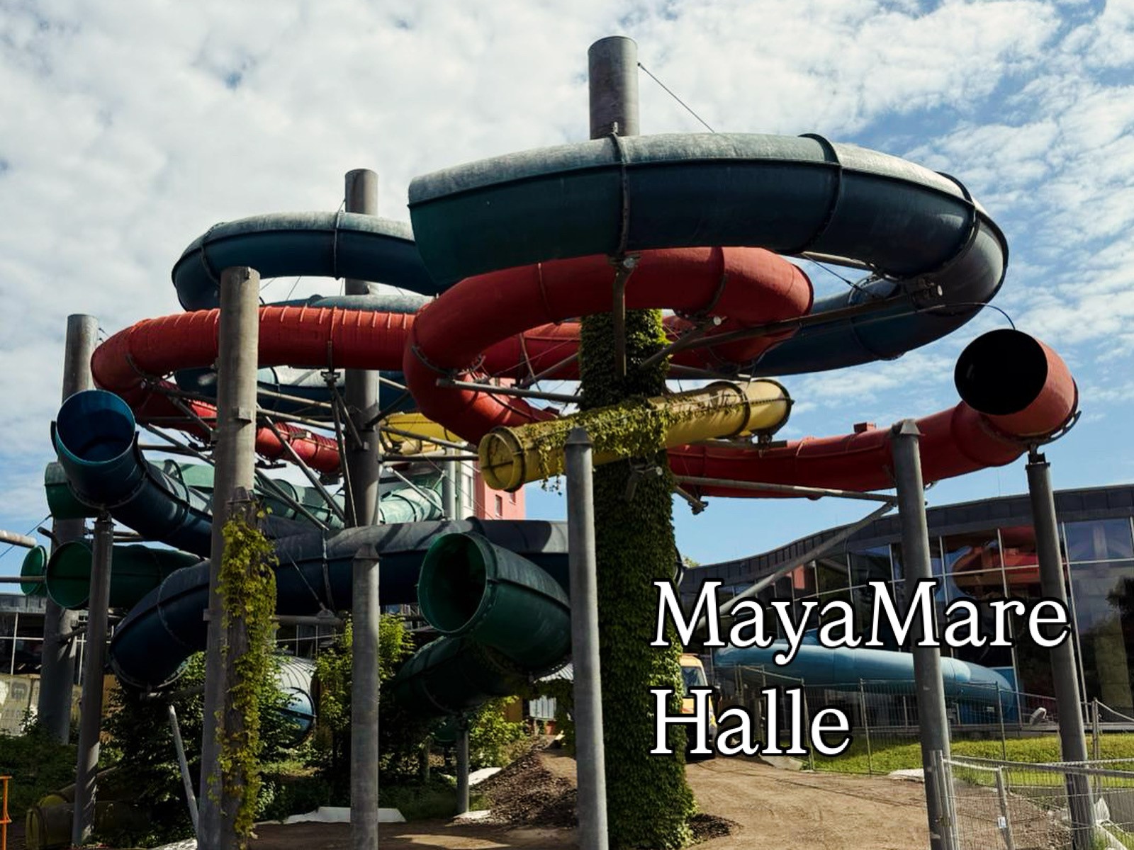 MayaMare Halle, Rutschenabbau