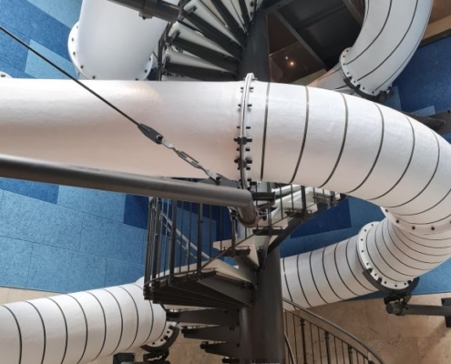 Hotel Post, AQUAREN Rutsche RR0825, Treppe und Daylighteffects